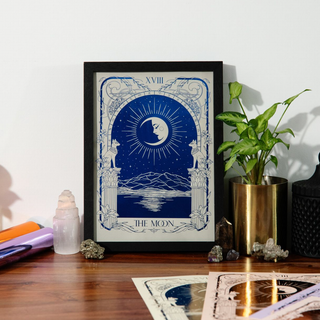 The Moon Tarot Art Print 