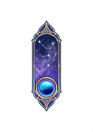 Aquarius Constellation Sticker