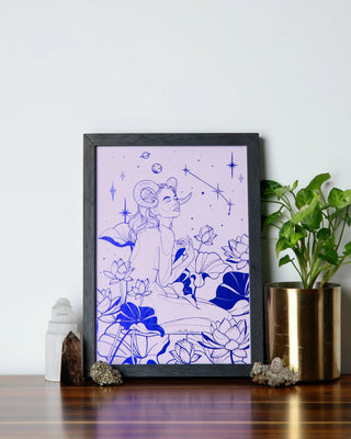 Aries Season Art Print - The Moon Et Tu