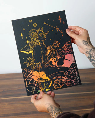 Aries Season Art Print - The Moon Et Tu