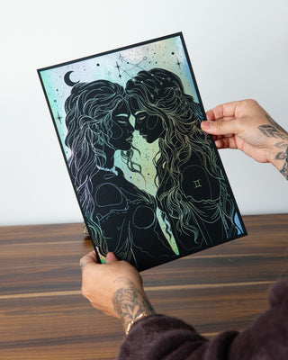 Gemini Season Zodiac Art Print