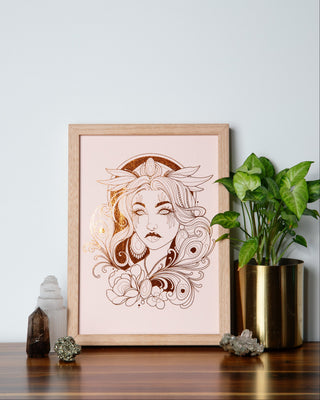 Hera - Greek Goddess of Women And Marriage Art Print