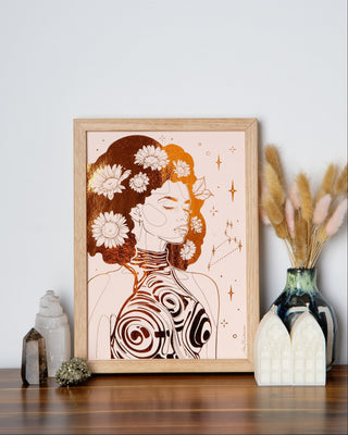 Leo Season Zodiac Art Print