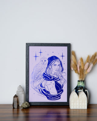 Libra Season Zodiac Art Print