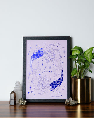 Pisces Season Zodiac Art Print
