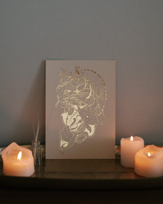 Sekhmet - Egyptian Goddess of Destruction and Healing Art Print
