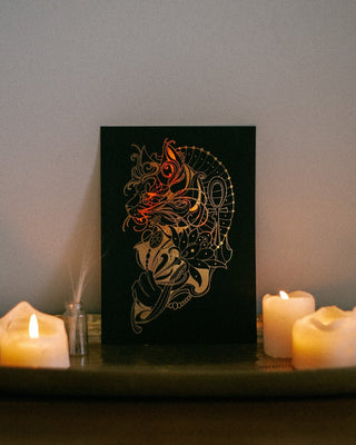 Sekhmet - Egyptian Goddess of Destruction and Healing Art Print