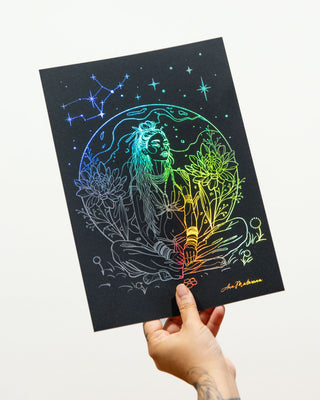Virgo Season Zodiac Art Print