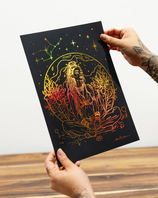Virgo Season Zodiac Art Print